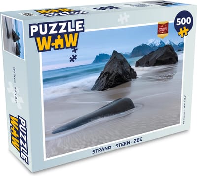 Puzzel Strand - Steen - Zee - Legpuzzel - Puzzel 500 stukjes
