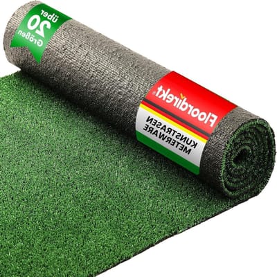 Kunstgras Tapijt - Nep Gras - Balkon Terras - Waterafvoer UV-bestendig - 200 x 350 cm - Groen