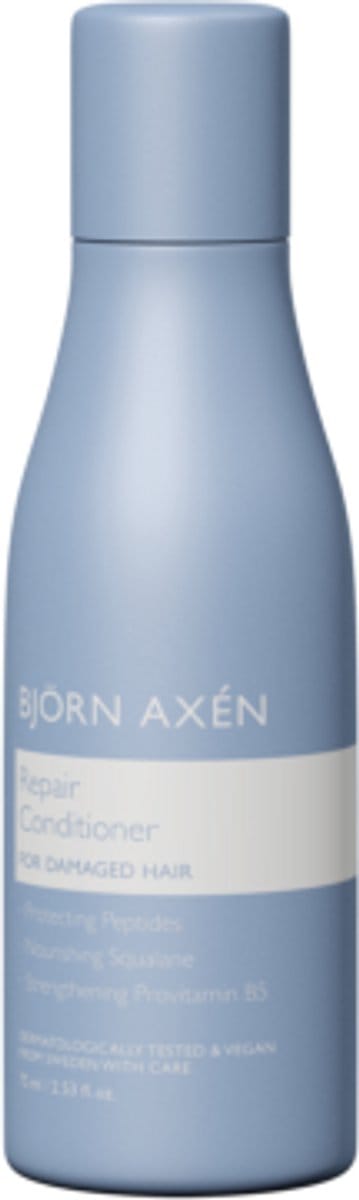 Björn Axén Travel Size Repair Conditioner 75 ml – Hydraterende & Herstellende Conditioner Voor Beschadigd Of Droog Haar – Versterkt, Verzacht & Hydrateert – Ideaal Voor Onderweg Of Handbagage – Vegan & Dermatologisch Getest