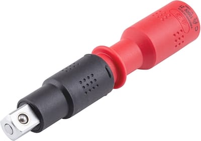 Wurth - VDE verlengstuk 1C-isolatie 1/2 inch - Geïsoleerd 1/2-inch VDE-verlengstuk x 1 st Aansluiting 1/2 inch