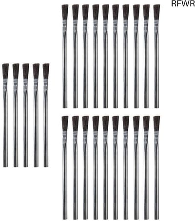 RFWR® Flux borstel voor het solderen van PCB's, draden, glas-in-lood en meer - 25 stuks