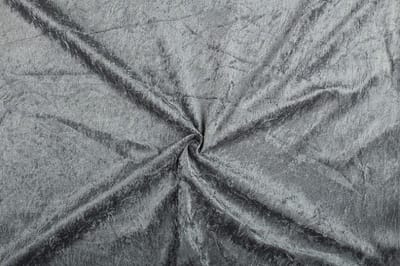 Velours de panne stof - Grijs 68 - 1 meter
