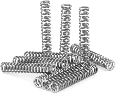 Drukveren Roestvrij Staal - Compressieveren Metaal - Reparatie en Onderhoud - Hoge Veerkracht 3.7kg - 35 mm lengte - Zilverkleurig