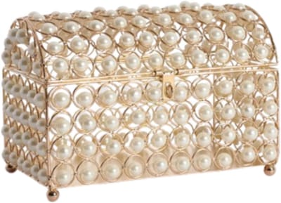 Sieradendoos Decoratieve Doos - Opberger Bruiloft - Kleine Spullen Opbergen - Europees Metaal Design - 23 cm x 14 cm