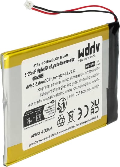 Oplaadbare Batterij - Vervangende Accu - eBook Lezer Gebruik - 1500mAh Capaciteit - 3.7V - Zwart