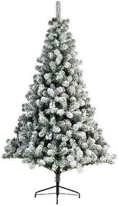 Everlands Imperial pine kunst kerstboom - H120 cm - met sneeuw - 220 tips - metalen voet - kunstboom