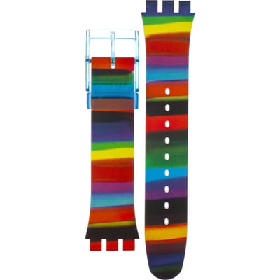 Swatch Plastic - Originals Large (41mm) SUO/SO29/SO32 ASUOS106 SUOS106 Colorbrush Horlogeband