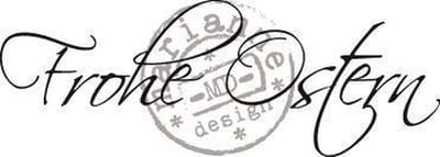 Clear Stamps Frohe Ostern D