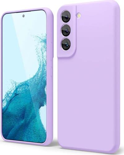 Hoesje met Camera Bescherming Geschikt voor Samsung Galaxy S22 | Back Cover | Dun | Flexibel TPU | Lila