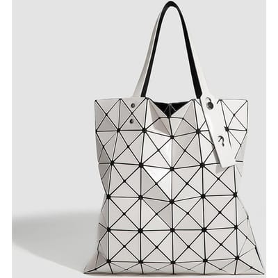 Modieuze Nieuwe Geometrische Ruitvormige Tas, Schoudertas, Geruite Tas, Pendeltas gray