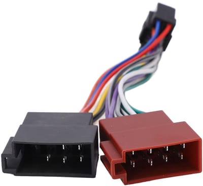 SnelShoppen - 16 Pin ISO Kabel Verbindingsadapter voor Auto Radio - Geschikt voor Alpine - Duurzaam ABS Kunststof - Hittebestendig - Plug & Play