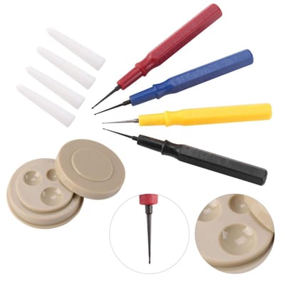Dailygoods- Reparatieset Hoge Kwaliteit - Horloge Gereedschap - Olie Stiften - 4 Olie Spelden - Professioneel en Duurzaam - Ergonomisch Ontwerp