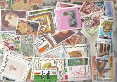 200 Verschillende Postzegels Mexico - Unieke Collectie voor Filatelisten