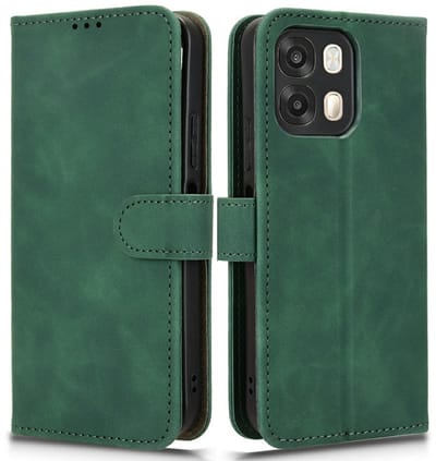 Coverup Hoesje - Geschikt voor OPPO A6 5G Hoesje - Coverup Book Case - Groen