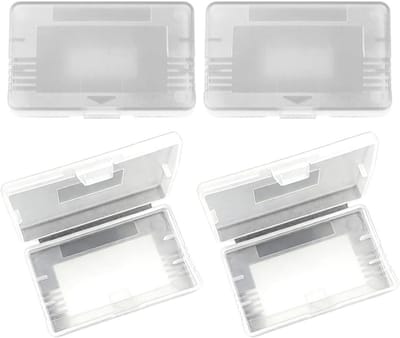 Transparante beschermhoezen voor Game Boy Advance GBA speelpatronen - 4 stuks, duurzaam en waterafstotend