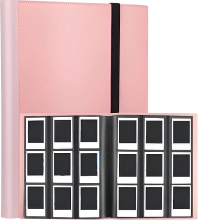 Somstyle Fotoalbum 360 Geschikt Voor Fujifilm Instax Mini 12, 11 8, 9 - Fotoboek - Roze