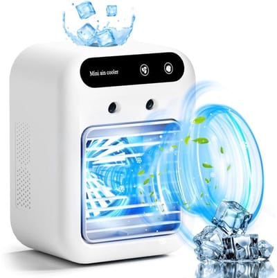 Draagbare 3-in-1 airconditioner - ventilator - luchtbevochtiger - met waterreservoir van 500 ml
