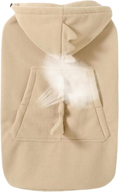 Draagzakhoes met capuchon - Baby winterdeken - Buiten beschermen - Vlekbestendig en zacht - 35 x 25 x 5 cm