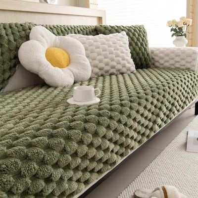 Winter bankhoes dikker pluche antislip bankkussen voor woonkamer zachte universele bankhoes rughanddoek sectionele bankmat A 70x70cm 1pc