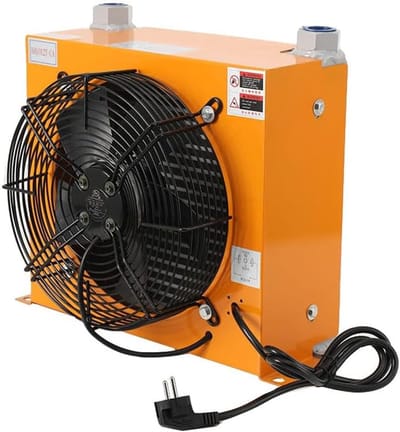 AH1012T-CA Hydraulische luchtkoeler, 100 l/min, luchtgekoelde oliediffuser, oliekoeler, 100 W, 220 V, hydraulische oliekoeler voor hydraulische machines, windenergieproductie