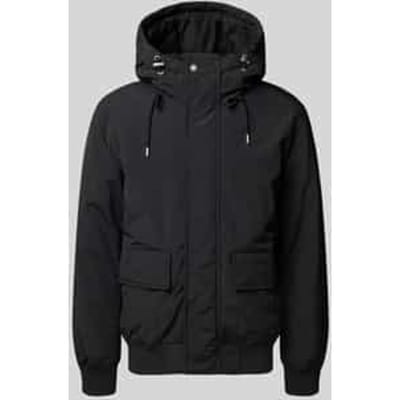 Regular fit bomberjack met capuchon