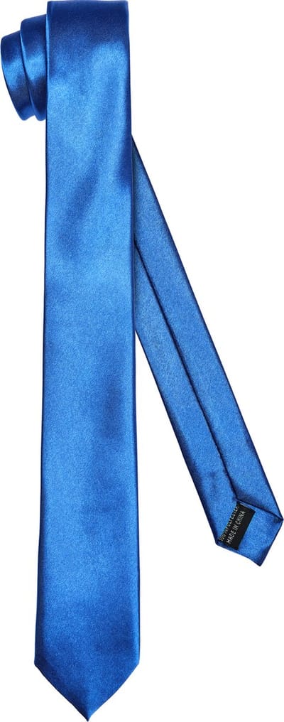 Ladeheid Smal Stropdas - Stropdassen voor heren - Lengte: 150 cm, Breedte: 5 cm - Marineblauw - LA-EA-TMS-5