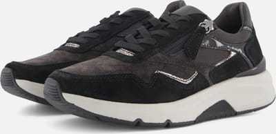 Gabor Rollingsoft Sneakers grijs Suede - Dames