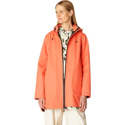 Ilse Jacobsen Raincoat Rain135 Hot Orange Size: 34 | Parkas Outlet | Dames | Oranje