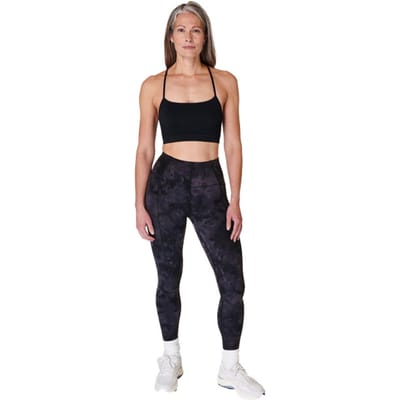 Sweaty Betty Spirit Restored Yoga Bra ZWART - Maat L