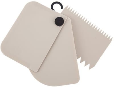 Sunplast PD-3204 - Banketbakkerspatel Set - Gladde en Getande Randen - Geschikt voor de Vaatwasser