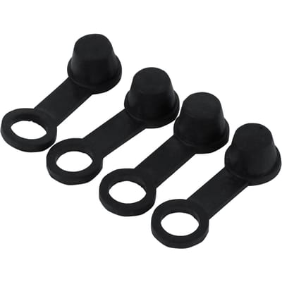 4x Caoutchouc Noir Bouchon de Graisseur de Purge de Frein Cache-Poussière 8mm Moto Moto blanc