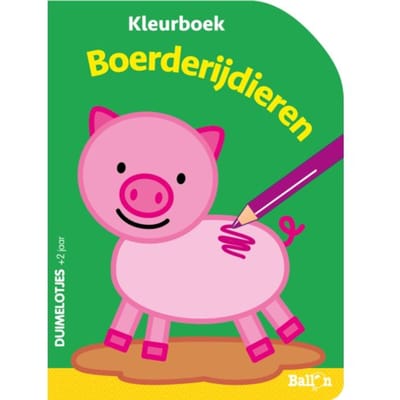 Kleurboek Boerderijdieren - Duimelotjes
