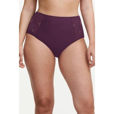 Chantelle Co Bo. Full Brief Support High W. Aubergine Shades Maat: 42 | Slipjes Outlet | Dames
