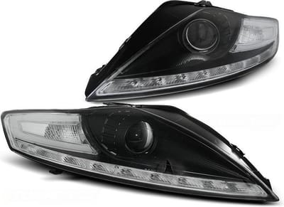 Koplampen met parkeerlicht FORD MONDEO 07 07-11 10 ZWART