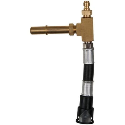 KS Tools 150.2366 Manometer-aansluitslang met 1/4 slangaansluiting incl. drukaftapventiel transparante slang
