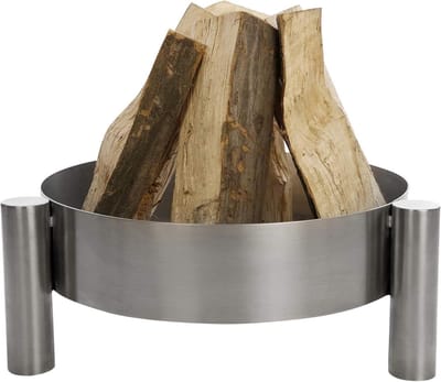 Vuurschaal Tuin - Buitenoven Terras - Gezellige Avonden - Roestvrij Staal V2A - 60 cm - Zilver