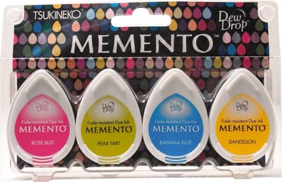 4 inktdruppels - Memento Tsukineko