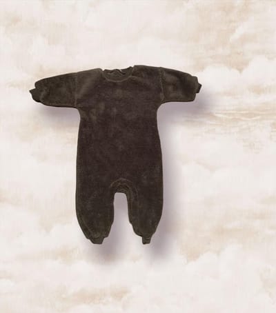 Teddy Baby Romper Bruin – Lange Mouw – Zachte Teddy Fleece – Unisex Baby Pakje – 12-18 Maanden