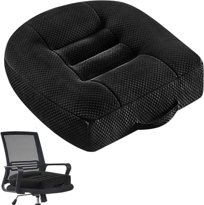 Ergonomisch Orthopedisch Zitkussen voor Auto, Stoel of Rolstoel, Extra Breed en Comfortabel, 40 x 40 cm
