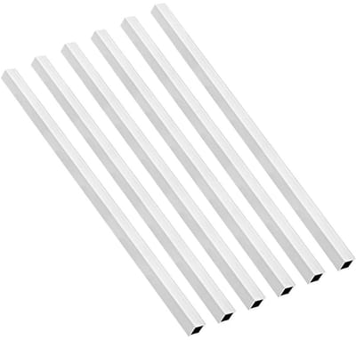 Dailygoods- Vierkante Buis 10mm x 10mm x 1mm - 6063 Aluminium - Naadloze Pijp - Duurzaam - Lichtgewicht - Perfect voor Bouwprojecten