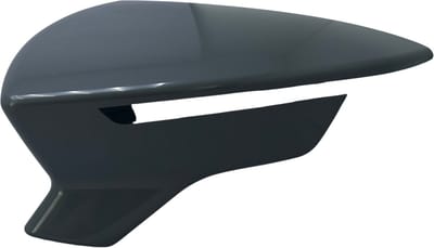 BILMAX Linker Buitenspiegelkap Vervanging voor Seat Leon (2013–2019), Ibiza (2017–2023) & Arona (2017–2021), Gegrond (Bestuurderszijde)