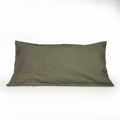 kussen 100 canvas groen