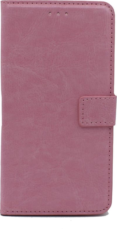 HB Hoesje Geschikt voor Samsung Galaxy S8 Plus - Portemonnee Book Case - Pasjeshouder en Magneetlipje - Baby Roze