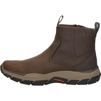 Skechers Relaxed Fit: Repected - Evanston Enkellaarzen - Donkerbruin - Maat 39.5
