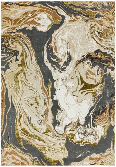 Easy Living - Aurora-Marble Vloerkleed - 160x230 cm - Rechthoekig - Laagpolig Tapijt - Industrieel - Meerkleurig