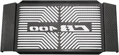 Motorfiets Radiatorhoes - Beschermkap Motor - Rijveiligheid Verbeteren - Roestvrij Staal - 500 Gram - Zilverkleurig