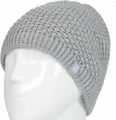 Heat Holders, Superwarme Dames Kabel Muts Nora, Light Grey, One Size