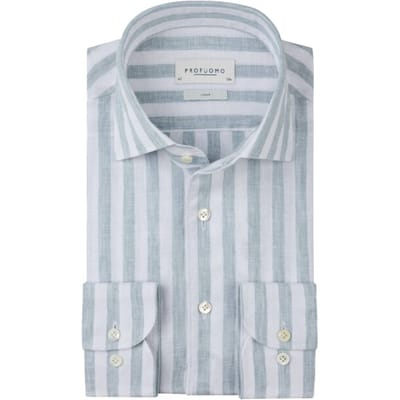 Profuomo - Overhemd Blauw Profuomo Ppxh10019 Lange Mouw Overhemd Blauw Ppxh10019
