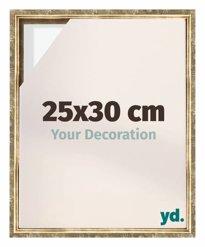 Your Decoration - Baklijst 25x30 cm - Goud Antiek - Baklijst voor Canvas - MDF - Lyon