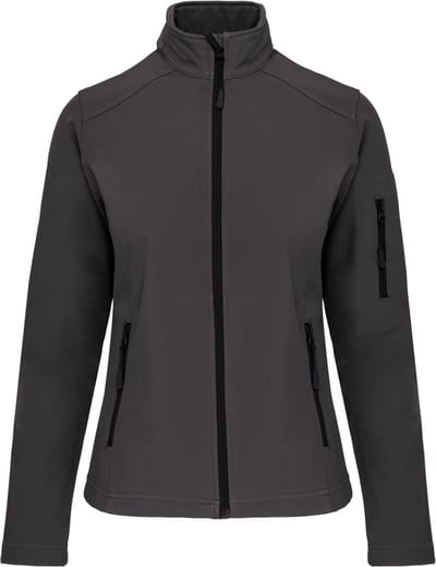 Kariban Dames softshell jas K400 - Titanium - S
